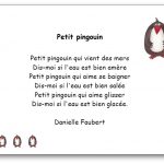 Comptine Petit pingouin de Danielle Faubert