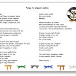 Comptine Ponga le pingouin judoka