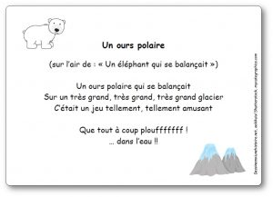 Comptine Un ours polaire... qui se balançait