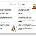 Paroles de la chanson C'était un roi de Sardaigne