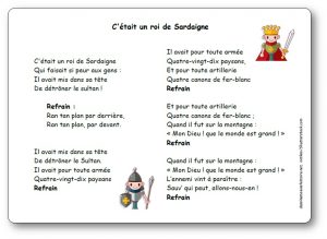 Paroles de la chanson C'était un roi de Sardaigne