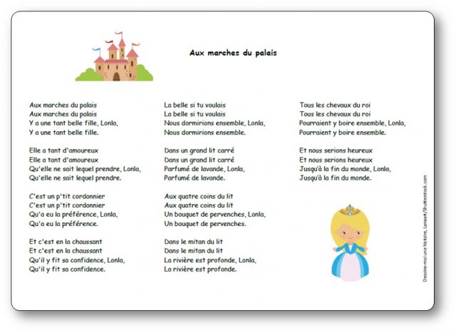 Aux marches du palais