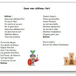 Dans mon château-fort