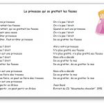 Comptine La princesse qui se grattait les fesses de Jean René