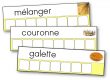 Atelier des mots de la recette de la galette des rois