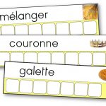 Atelier des mots de la recette de la galette des rois