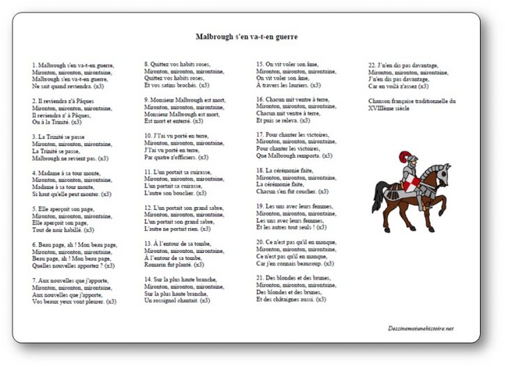 Malbrough s'en va en guerreMalbrough s'en va en guerre