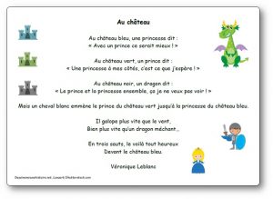 Poésie Au château de Véronique Leblanc