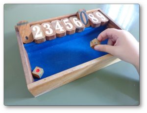 Le jeu Shut The Box