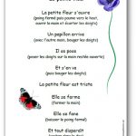 Comptine La petite fleur