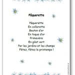 Comptine Pâquerette