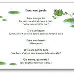 Dans mon jardin il y a un bassin