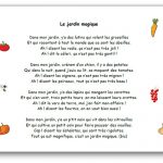 chanson Le jardin magique
