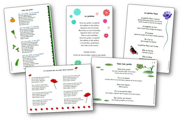 Chansons comptines du jardin