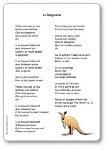 Le kangourou d'Henri Dès