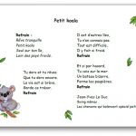 Comptine Petit koala