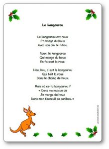 Le kangourou est roux