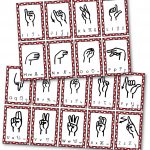 Cartes de l'alphabet en langue des signes française PDF