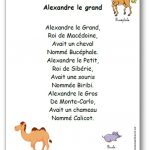 Comptine Alexandre le grand