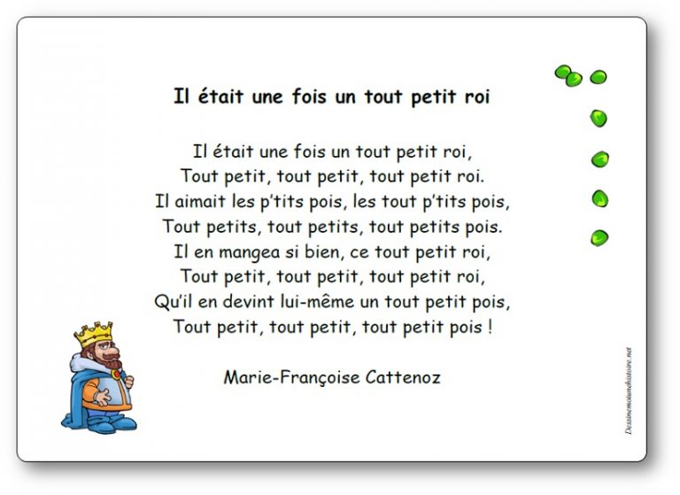 "Il était une fois un tout petit roi", comptine illustrées de Marie