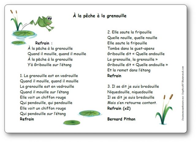 À la pêche à la grenouille de Bernard Pithon