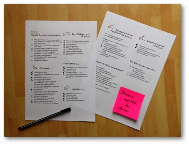 Liste des choses à faire pour bien réussir sa rentrée scolaire quand on est enseignant en maternelle