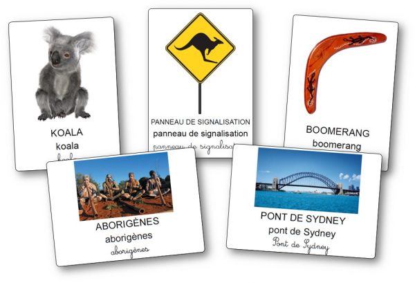 L'imagier de l'Australie - Référentiel d'images sur l'Australier pour