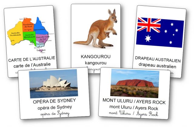 Imagier de l'Australie