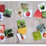 Jeu de mémory des fruits et légumes