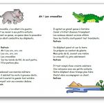 Comptine Ah ! Les crocodiles