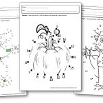 Fiches d'activités Points à relier d'Halloween