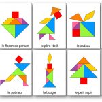 Fiches à reproduire du tangram de Noël