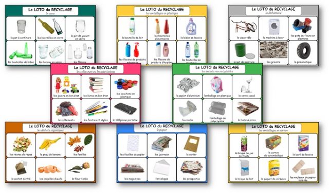 Jeu-de-loto-recyclage-dechets-protection-environnement Jeu de Loto du recyclage