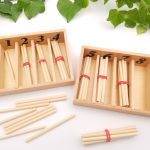 Fuseaux Montessori bâtonnets pour compter