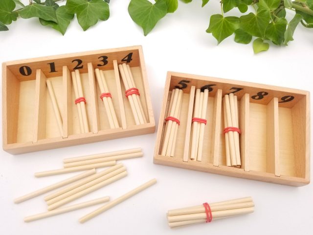 Fuseaux-Montessori-batonnets-pour-compter Fuseaux Montessori bâtonnets pour compter