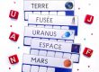 Atelier écriture de mots sur le thème de l'espace et de l'Univers