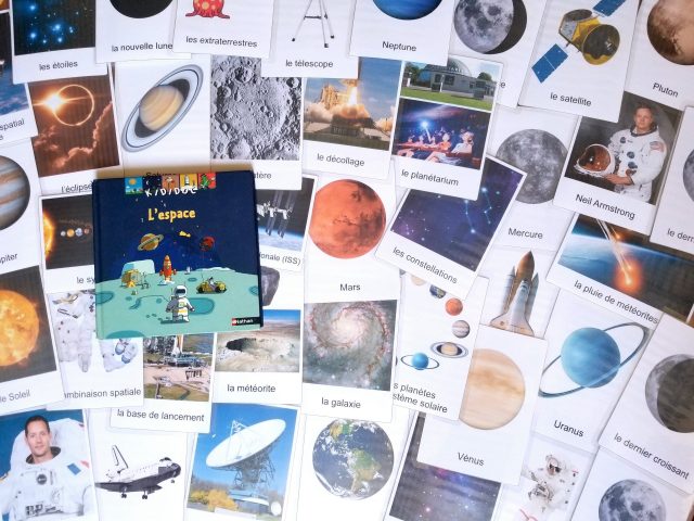Imagier de l'espace et de l'univers en maternelle