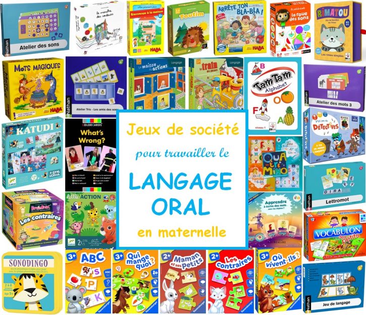 Jeux de langage oral vocabulaire maternelle