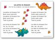 Comptine Les pattes du dinosaure font boum boum boum