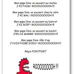 Poésie Mon papa dino de Régis Pontfort