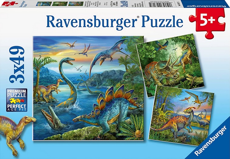 Puzzles Enfant Ravensburger des dinosaures de 49 Pièces
