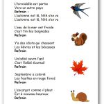Illustration de la chanson L'automne est là de Jean René