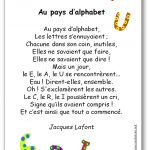 Poésie illustrée Au pays d'alphabet de Jacques Lafont