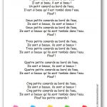 Paroles de la chanson Un petit canard au bord de l'eau
