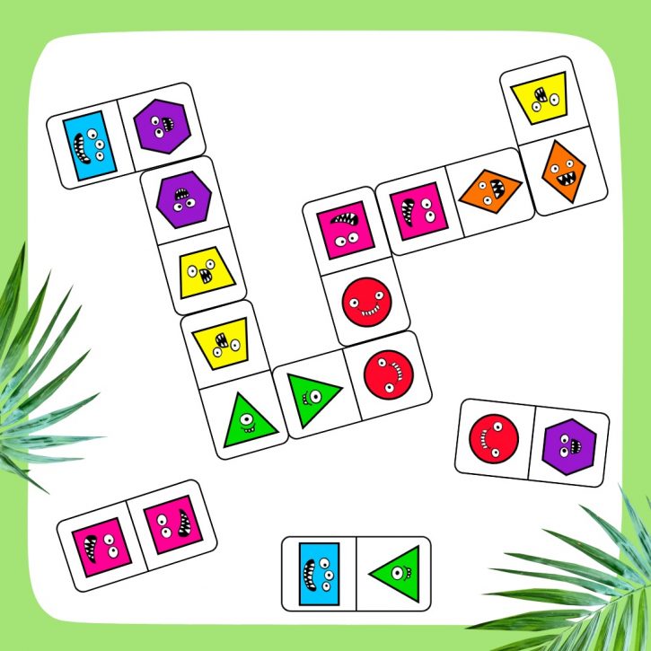 Dominos formes géometriques monstres