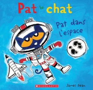 Pat dans l'espace de James Dean aux Editions Scholastic, albums sur l’aventure spatiale