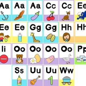 Abécédaire à imprimer lettres de l'alphabet