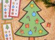 Jeu enfant Sapin de Noël à décorer avec cartes et décorations imprimables