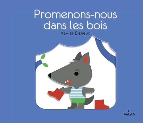 Image de la couverture de l'album imagier graphique Promenons-nous dans les bois de Xavier Deneux