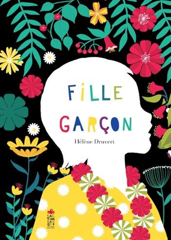 Couverture du livre Filles, garçons d’Hélène Druvert, un album pop-up bienveillant qui interroge les stéréotypes.